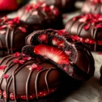 Irresistible Chocolate Covered Strawberry Cookies Recipe First Image