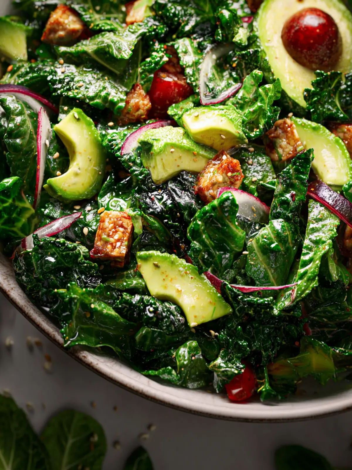 Kale And Avocado Salad First Image