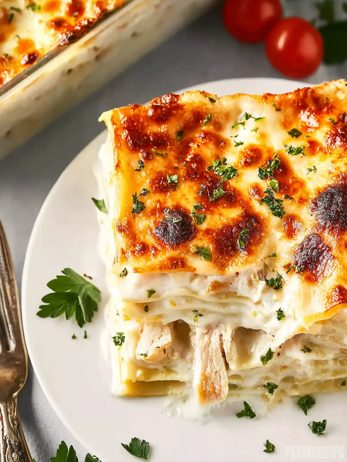 White Chicken Lasagna First Image