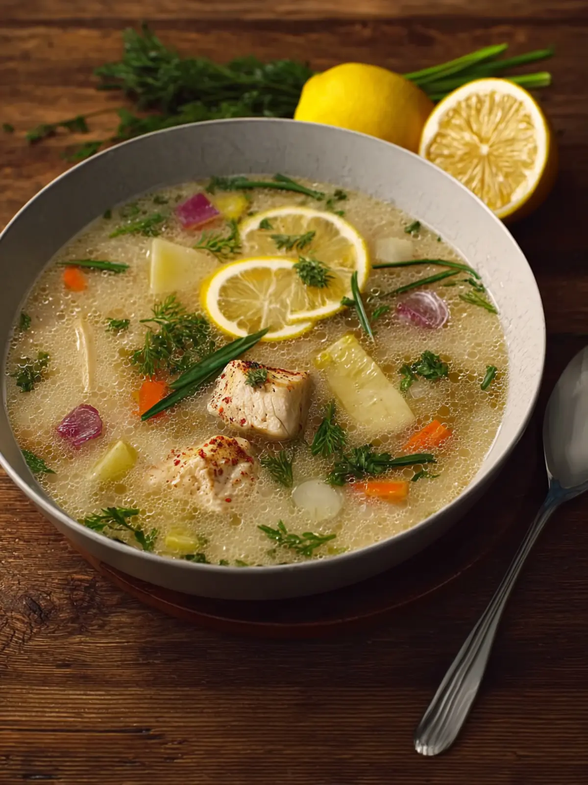 Lemon Chicken Soup First Image