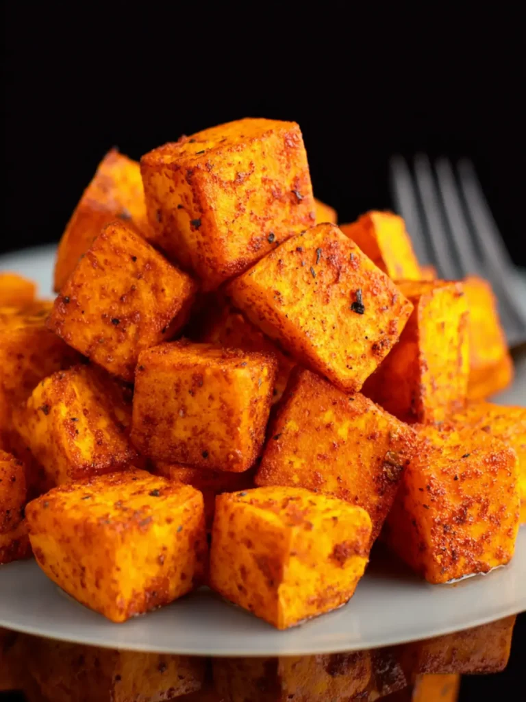 Air Fryer Sweet Potato Cubes First Image
