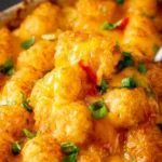 Cheesy Chicken Tater Tot Casserole First Image