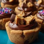 Chocolate Peanut Butter Cookie Cups First Image