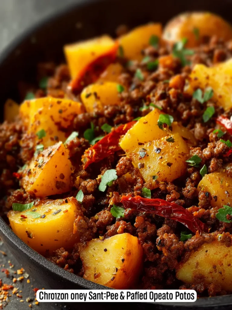 Chorizo Spiced Ground Beef & Potatoes First Image