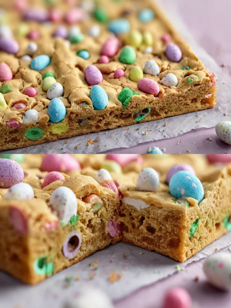 Easter Cookie Bars First Image