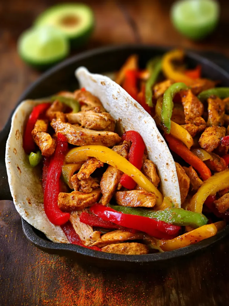 Easy Chicken Fajitas First Image