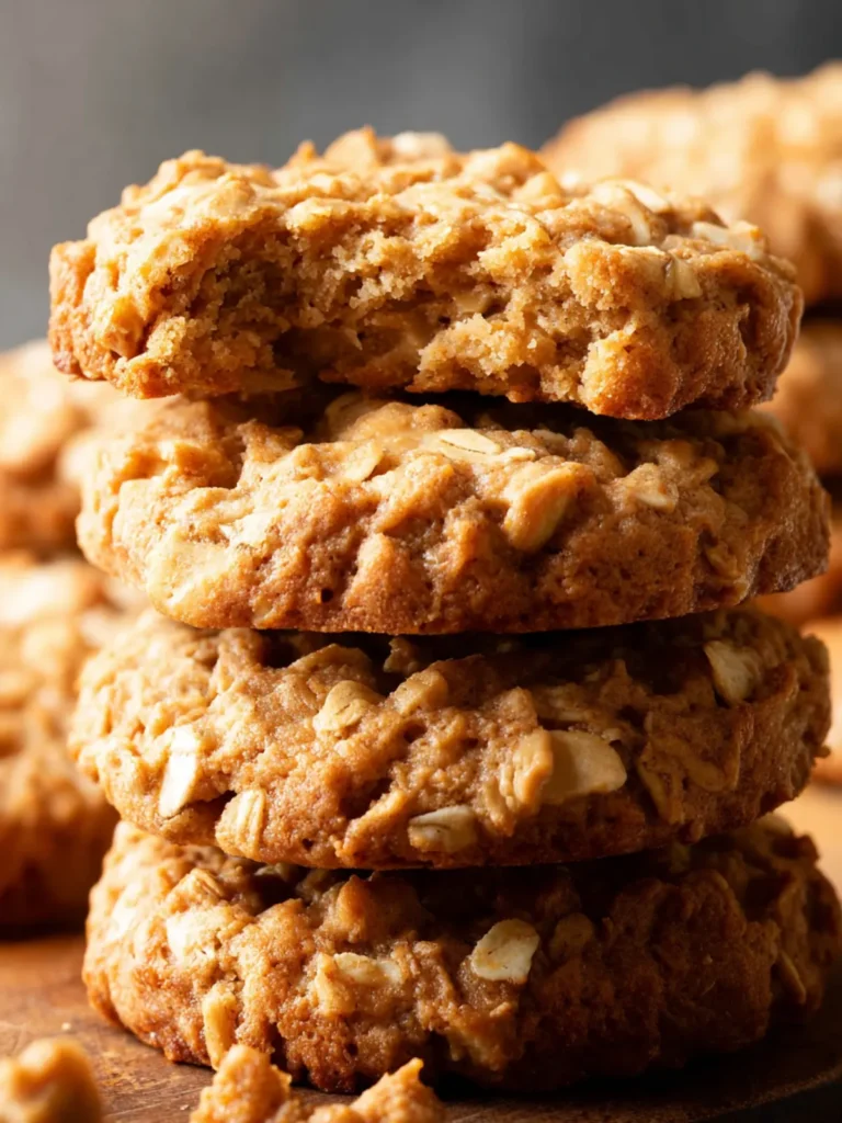 Healthy Peanut Butter Oatmeal Cookies First Image