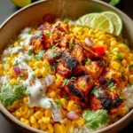 Irresistible Street Corn Chicken Rice Bowls Recipe First Image