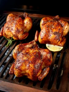Smoked Cornish Hens First Image