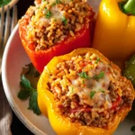 Stuffed Peppers with Rice and Ground Beef First Image