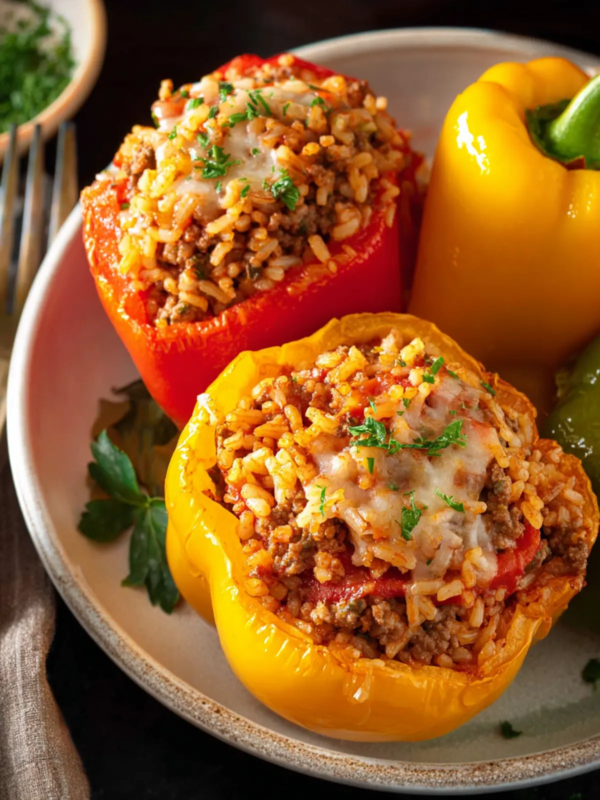 Stuffed Peppers with Rice and Ground Beef: The Ultimate Comfort Dish