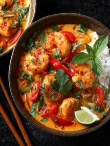 Thai Red Curry Shrimp First Image