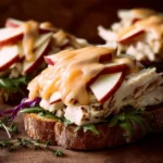 Turkey, Apple & Brie Open-face Sandwich First Image