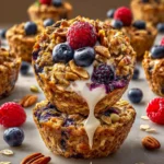 Baked Oatmeal Cups with Greek Yogurt First Image