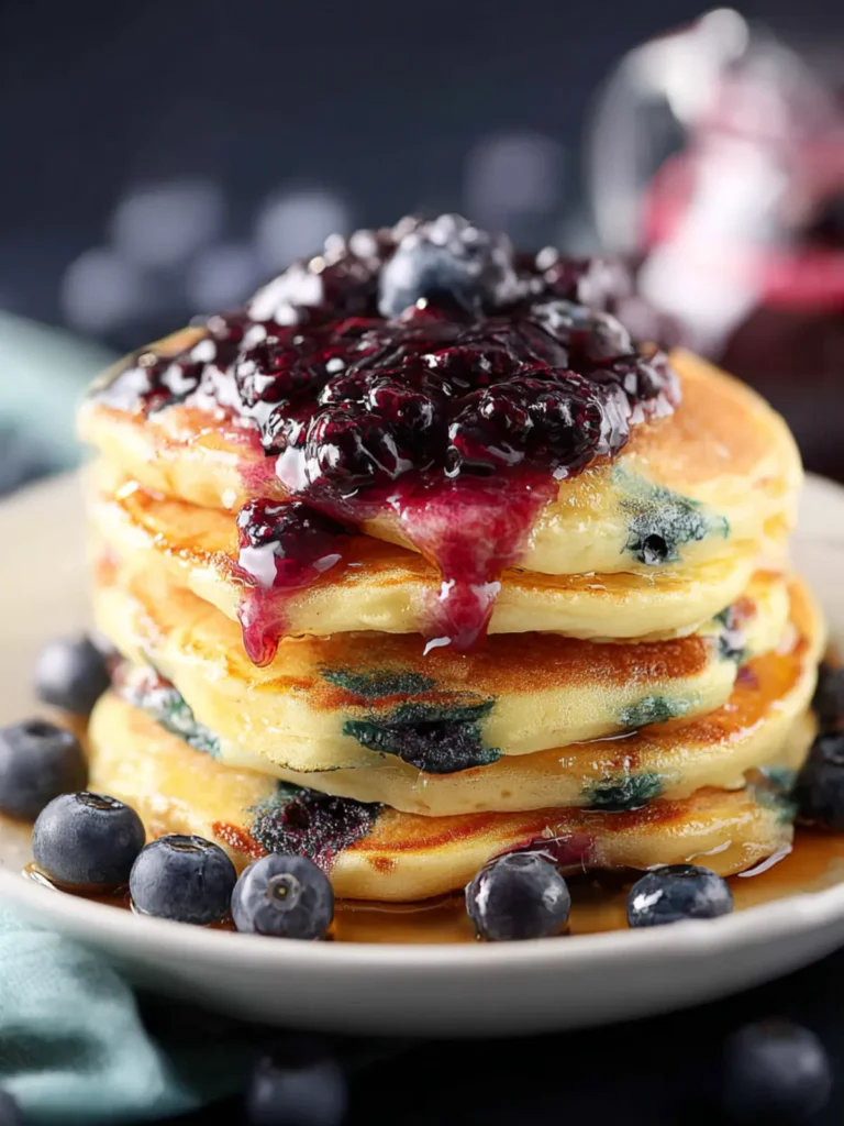 Blueberry Pancakes First Image