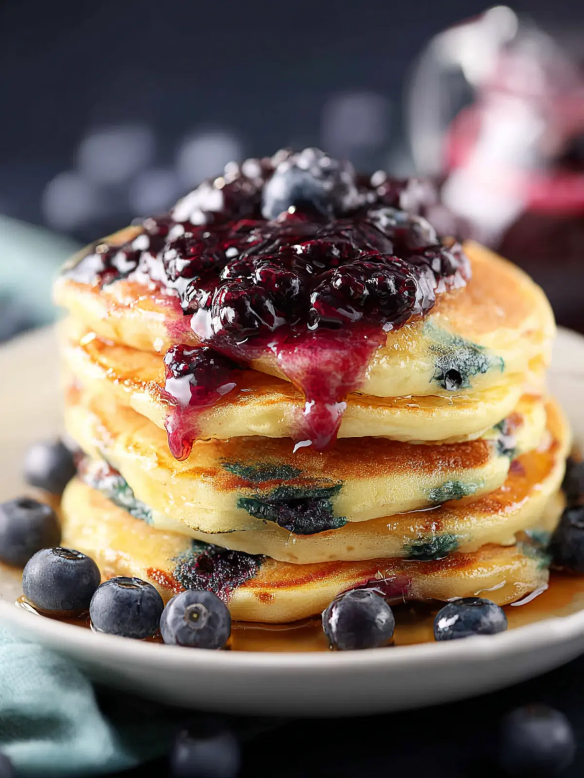 Blueberry Pancakes First Image