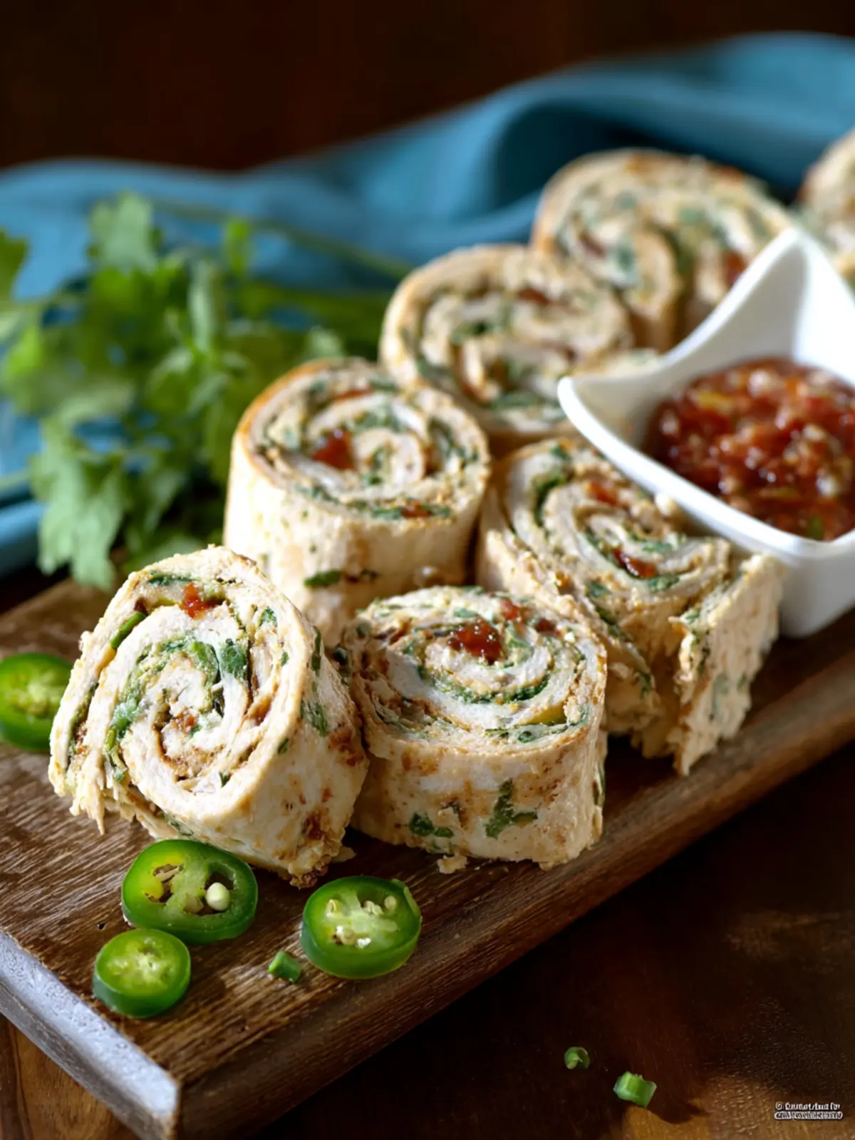 Chicken Jalapeno Popper Pinwheels First Image