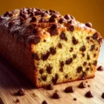 Chocolate Chip Loaf Cake First Image
