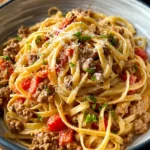 Ground Beef Alfredo First Image