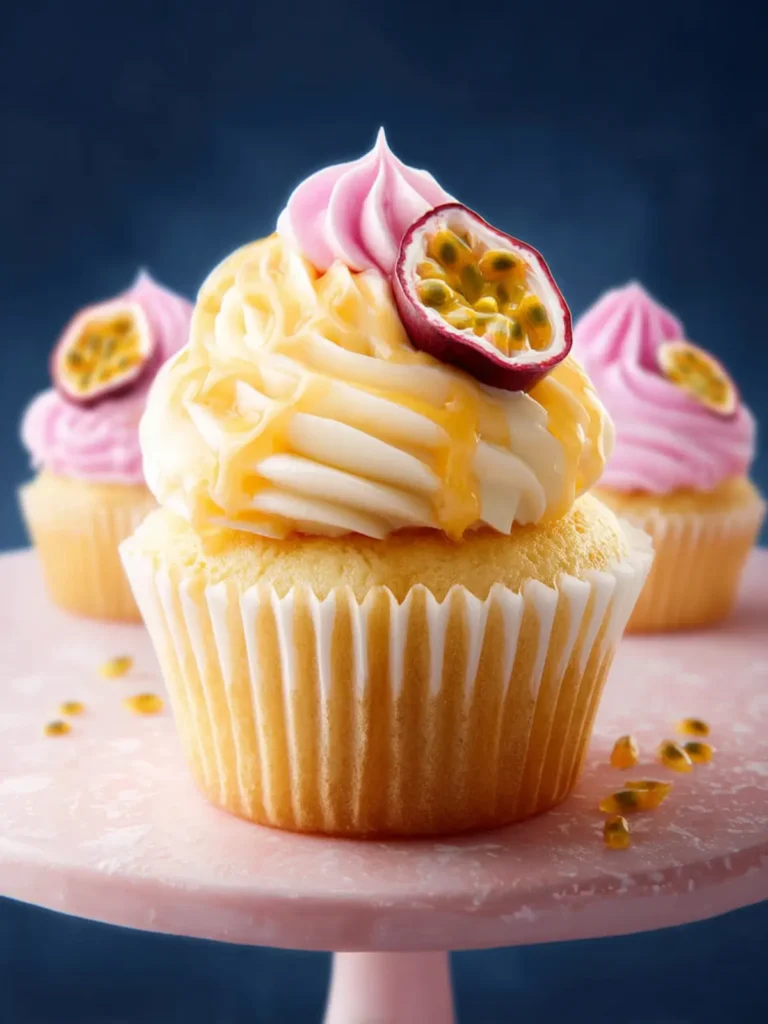 Passion Fruit Cupcakes First Image