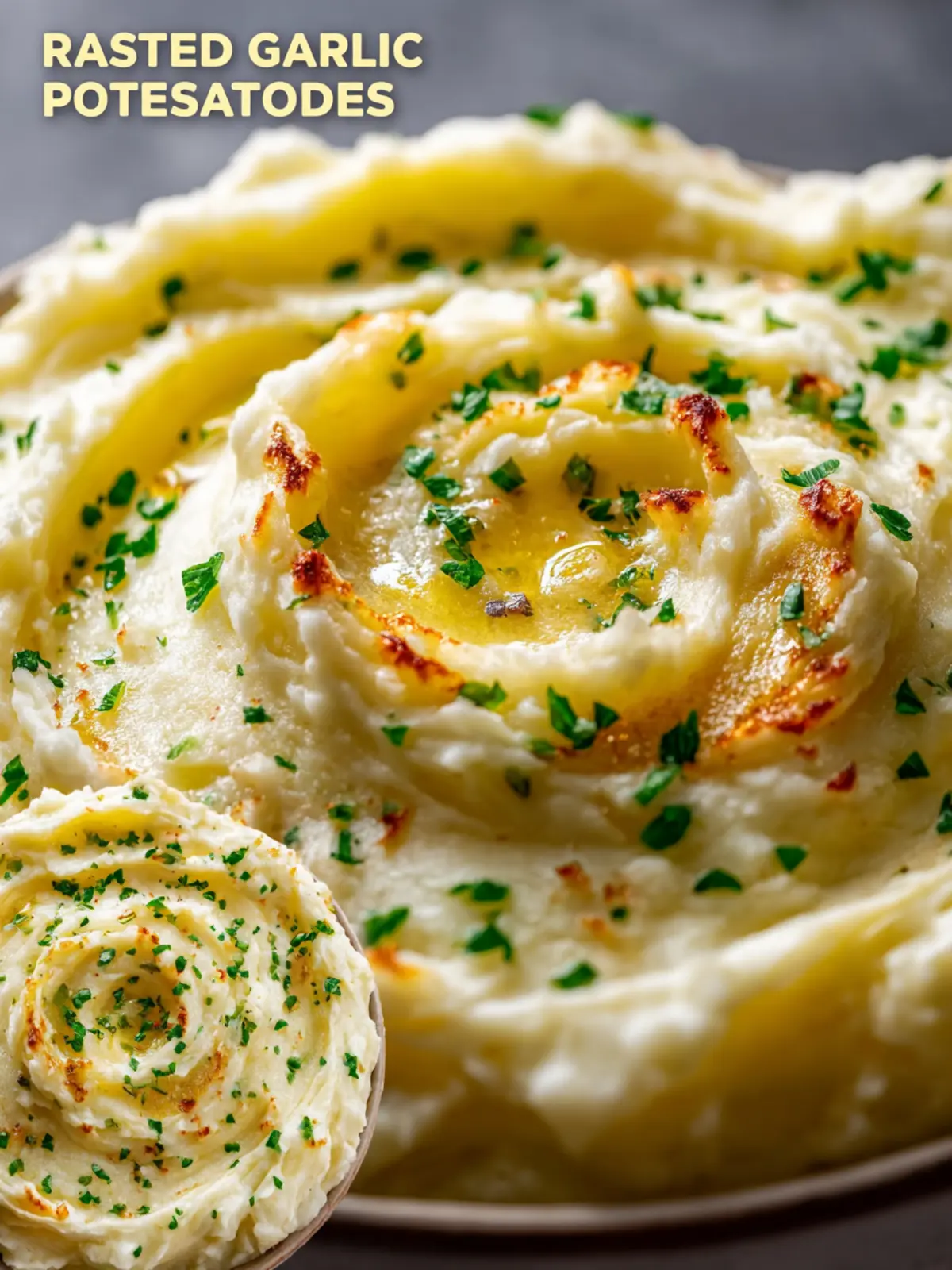 Roasted Garlic Mashed Potatoes First Image