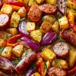 Sheet Pan Sausage and Potatoes First Image