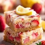 Strawberry Lemon Blondies First Image