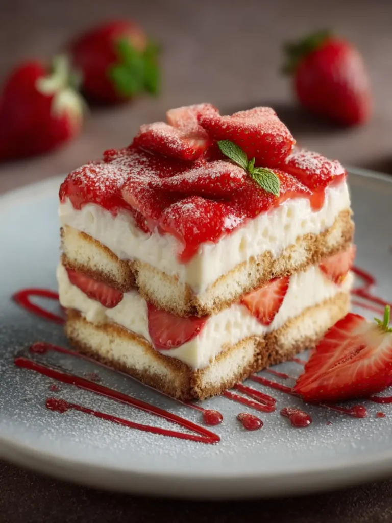 Strawberry Tiramisu First Image