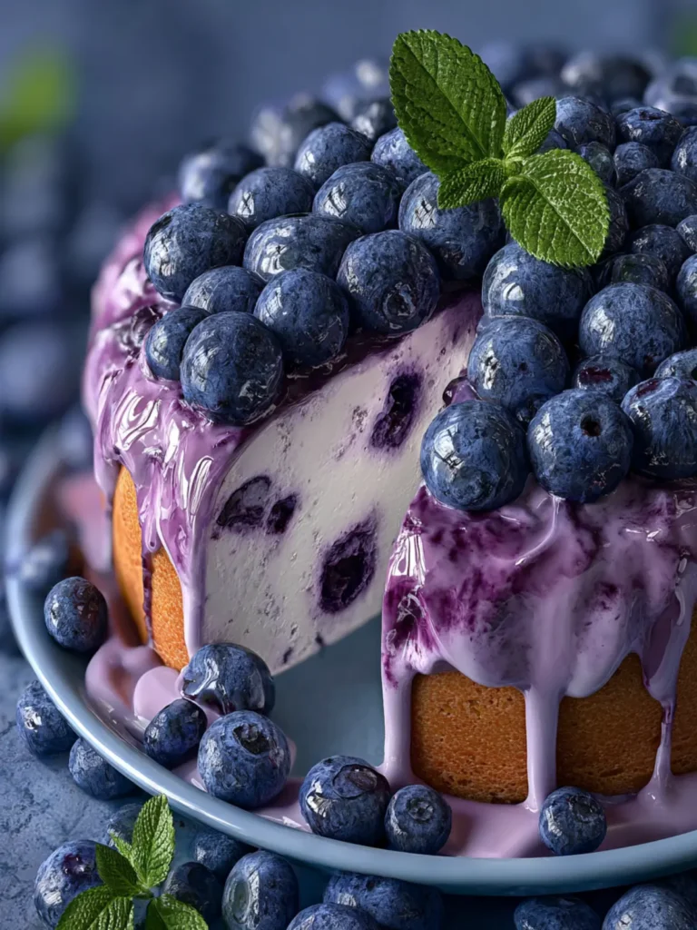 blueberry yogurt cake First Image