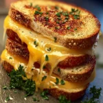 garlic bread grilled cheese First Image