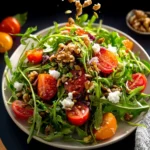 tomato arugula walnut salad First Image